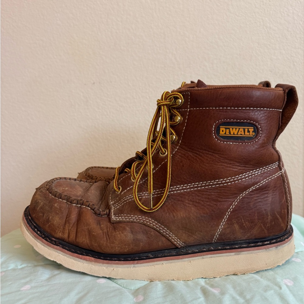 DeWalt Brown Work Boots Steel Toe Mens size 13